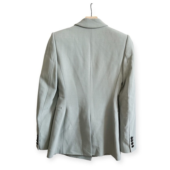 Theory Camogie Power Jacket, Double Breasted Blazer In Oregano, Size 00 - Picture 4 of 14